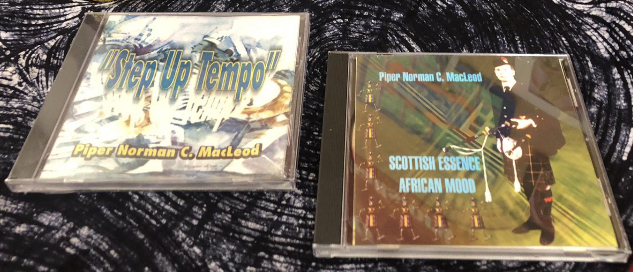 The two album cd's side by side